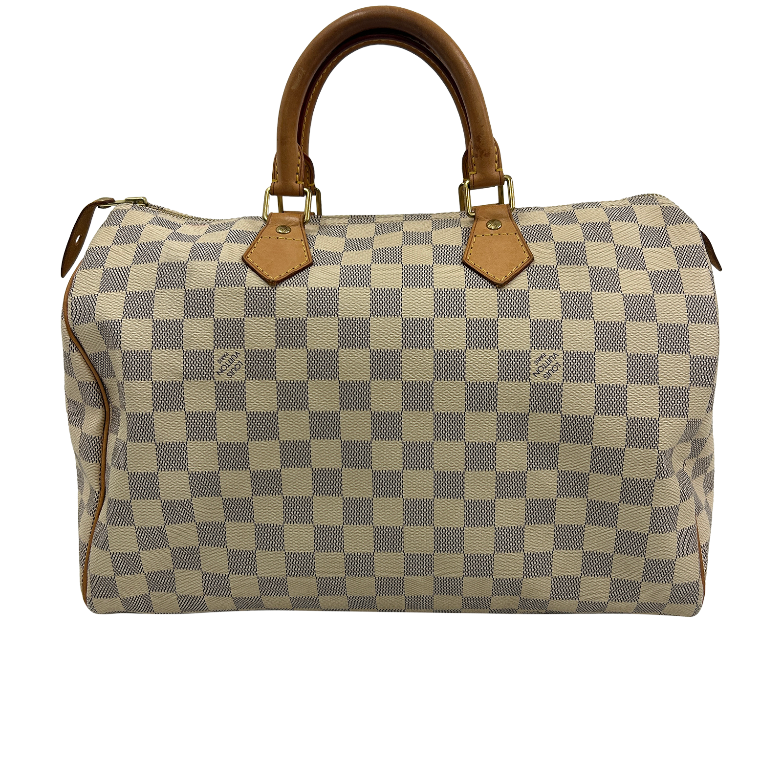 Speedy 35, 790&euro;, Bolso, Azul/Beige, Canvas - General, Vista trasera